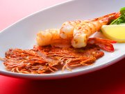 活車海老の塩焼